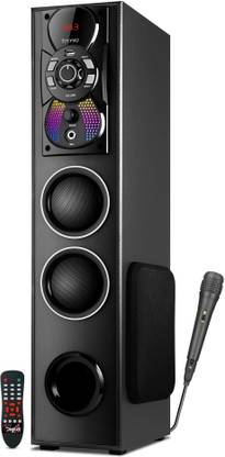 TECNIA Atom 1108 Bluetooth Tower Speaker with Karaoke Mic 80 W Bluetooth Tower Speaker