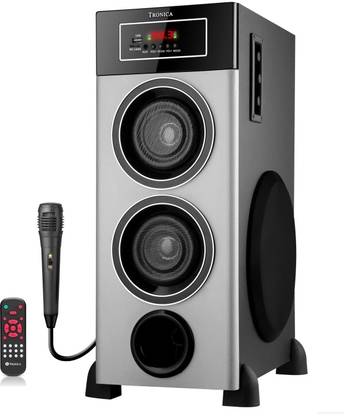TRONICA Bluetooth Tower Speaker High Bass with remote, Supports SD Card/FM/Aux, 100 W Bluetooth Tower Speaker