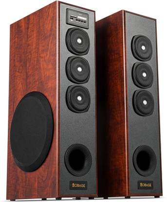 Obage DT-2605 Dual Tower Speakers with Bluetooth,FM and USB 100 W Bluetooth Tower Speaker