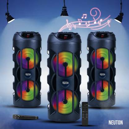 NEUTON Moster King with Wired Mic and Remote 40 W Bluetooth with RGB LIGHT 40 W Bluetooth Tower Speaker