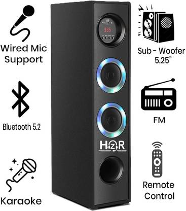 HZR bt system prty speaker 100 W Bluetooth Tower Speaker