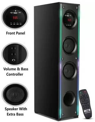 ultiads 89-DSY Multimedia Tower Speaker Dj System 100 W Bluetooth Tower Speake 100 W Bluetooth Tower Speaker