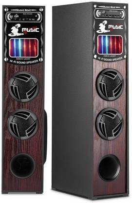 Quaranel BV-8V Tower Multimedia Speaker System Remote Control 100 W Bluetooth Tower Speaker