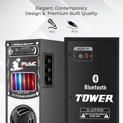 QuillQuarry DL-665 WIRELESS SUPER BASS SPEAKER 120 W Bluetooth Tower Speaker