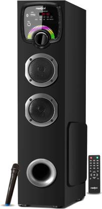 Frontech 1.0 Tower Speaker System |Bluetooth 5.0 | FM | Digital LED Display SW-0163 60 W Bluetooth Tower Speaker