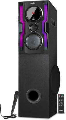 Frontech CRISTAL MAX 1.0 Tower Speaker System |Bluetooth 5.0| Rythmic LED Display SW-0164 100 W Bluetooth Tower Speaker
