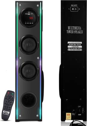 RZG 120W Wireless Bluetooth Tower Speaker 120 W Bluetooth Tower Speaker