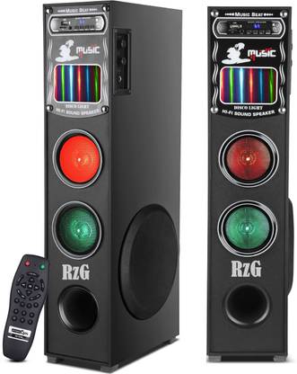 RZG Beats Tower Speaker | USB, AUX, LCD Display 120 W Bluetooth Tower Speaker