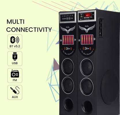 RZG T80X Home Theater 150 W Bluetooth Tower Speaker