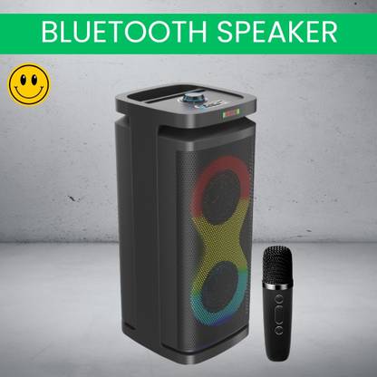 FRONY A1 (PORTABLE WIRELESS PARTY SPEAKER)With Wireless Karaoke Mic& Hi Bass SoundA13 40 W Bluetooth Tower Speaker