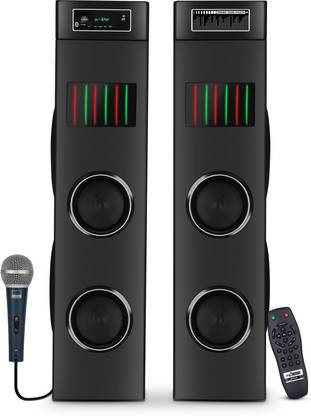 Quaranel RTJ Tower Multimedia Speaker System Remote Control 560 W Bluetooth Tower Speaker