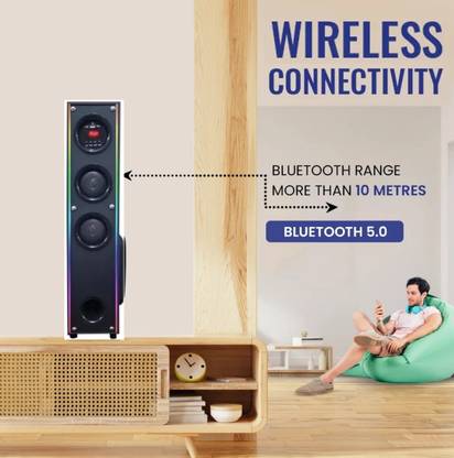 Yoment GT65 Bluetooth Music System Home theater 100 W Bluetooth Tower Speaker