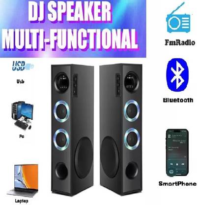 QuillQuarry Q-6456 Music System Home theater with karaoke mic 140 W Bluetooth Tower Speaker