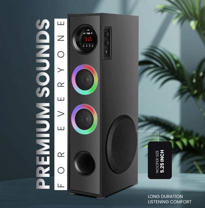 ultiads 89-DSY Multimedia Tower Speaker Dj System 100 W Bluetooth Tower Speake 100 W Bluetooth Tower Speaker