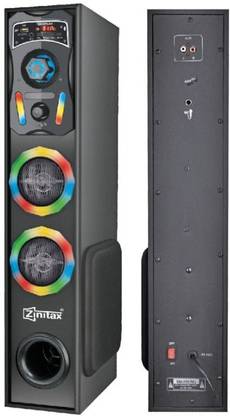 Zinitax Home DJ Tower Speaker System With 5.0 Bluetooth RGB Lighting 3000 W Bluetooth Tower Speaker