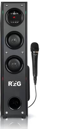 RZG BT LED 02 Home Theater party Box, USB, FM, KARAOKE WIRED MIC 120 W Bluetooth Tower Speaker
