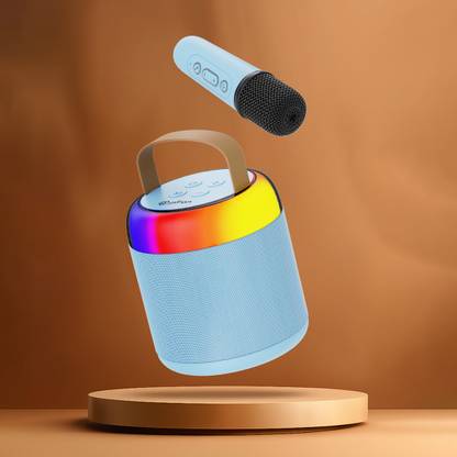 PTron Funk Mojo / Fusion Bliss w/ Karaoke Mic, 16W Pristine Sound, 6Hrs Playtime 16 W Bluetooth Speaker