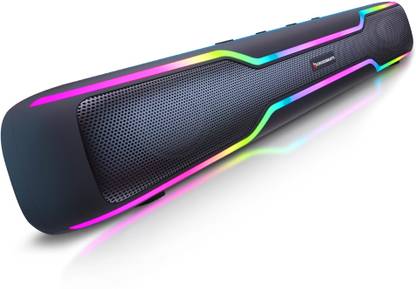 CrossBeats B50 4000mAh 10 Hrs Playback|50 W Soundbar| Custom RGB LEDs|BT, AUX & FM 50 W Bluetooth Soundbar