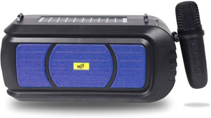 Mz Quality Talk Portable Speaker With Torch and Wireless Mic 15 W Bluetooth Speaker