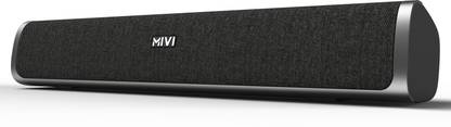 Mivi Fort S24 with Dual Full Range Drivers, 6Hrs Playback, Voice Assistant 24 W Bluetooth Soundbar