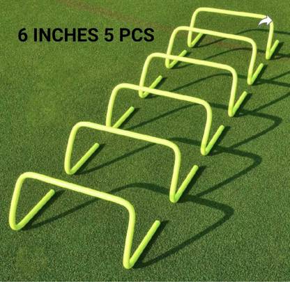 Kumar Sports AGILITY SPEED HURDLE 9 INCHES( SET OF 5) PVC Speed Hurdles