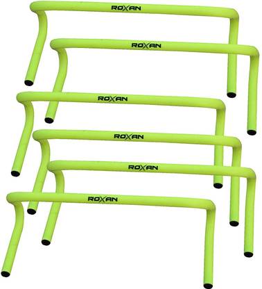 roxen Agility Speed Hurdle 6 inch Set of 6 | Perfect for Soccer, Football, PVC Speed Hurdles