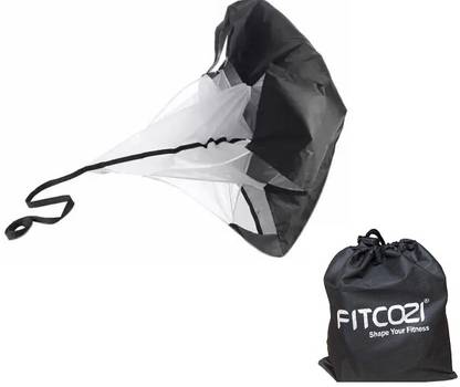 Fitcozi Agility Running Parachute. Performance Training at its Best with Speed Chute Hoop Set