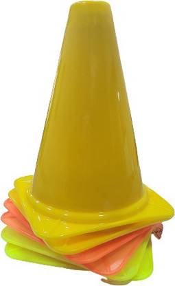 SOCCER PLASTIC TRAINING CONE SOLID 6" Hoop Set