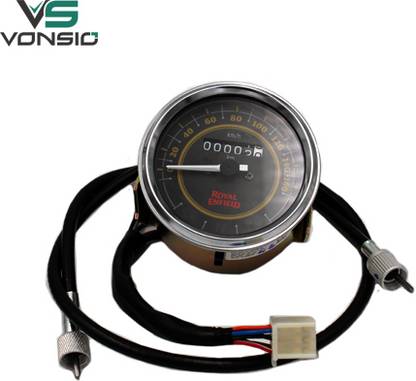 VONSIO High Quality Speedometer Kit Bullet For Royal Enfield Bullet 350cc Analog Speedometer