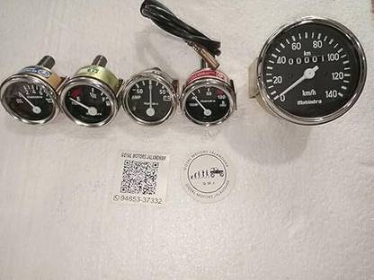 GOYAL MOTORS WILLY, MM540 METER SET | SET OF 5 PC NEW REPLICA Analog Speedometer