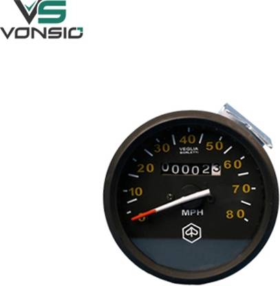 VONSIO Vespa LML NV Star Scooter Speedometer Assembly Analog Speedometer