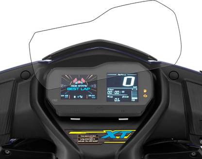 RoyalWolf Speedo Meter PC Screen Protector Scratch Guard Compatible for TVS Ntorq 125 XT Digital Speedometer