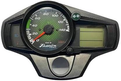 Nadeemauto HERO PASSION PRO GREEN DIAL SIDE STAND Digital Speedometer