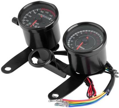 ASRYD Motorcycle Speedometer Meter R.P.M Meter Universal Meter All Bike FIt Analog Speedometer