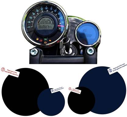 road religion Speedometer Screen Protector/Scratch Guard for Meteor 350 Motorcycle Fork Cover