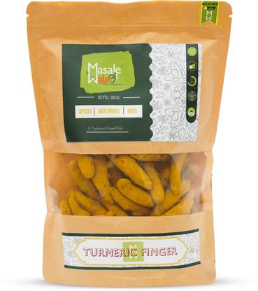 themasalewale Turmeric Finger Whole | Sabut Haldi | No Added Flavours & Colours | 100% Natural