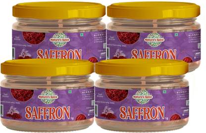 Nature's Spice Kashmiri Saffron / Kesar - 4 Grams (Original Saffron Threads)