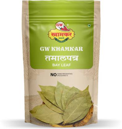 GW Khamkar Tamalpatra/ Indian Bay Leaf/ Tej Patta Long Leaf,100 grams, Pack of 1