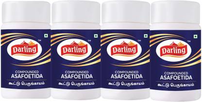 Darling Asafoetida Hing Powder 200g (Pack of 4, Each 50g)