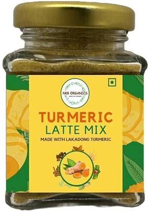 NKB ORGANICS Turmeric Latte Mix -100g| Haldi doodh| Natural Immunity Booster