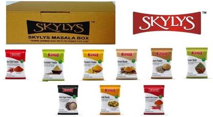 Skylys Whole Spices Combo - Exotic Whole Spice Packets in 1 Box)