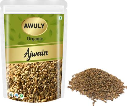 AWULY Organic Carom Seeds Whole Ajwain Fresh Vamu Indian Spices for Cooking and Baking