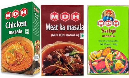 MDH Chicken Masala & Sabji Masala & Meat Masala 300Gm (100G Each)