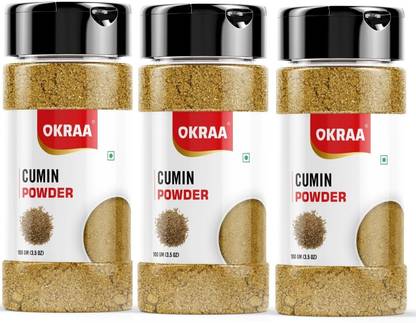 OKRAA Cumin Seed Powder (Jeera Powder) each of 3 packs - 300 GM