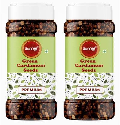 RED CLIFF Premium Green Cardamom Seeds Elaichi Dana | (Cardamom Seeds