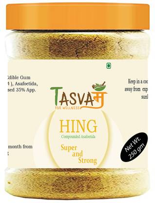 tasvam 100% Pure Hing | Non-Compounded | 250 g | Extra Strong & Hand Pounded