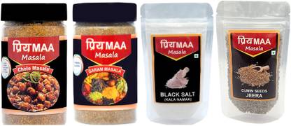 priyemaa Chole Masala, Garam Masala, Kala Namak, Jeera