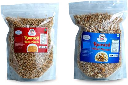 Jihu Combo Pack of Bajra and Millet Mixture Pouches