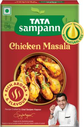 Tata Sampann Chicken Masala with Natural Oils, Rich Aroma & Flavour
