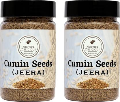 NUTRIFY DELICIOUS Whole Cumin Seeds | Natural, Aromatic Sabut Jeera for Cooking and Spices